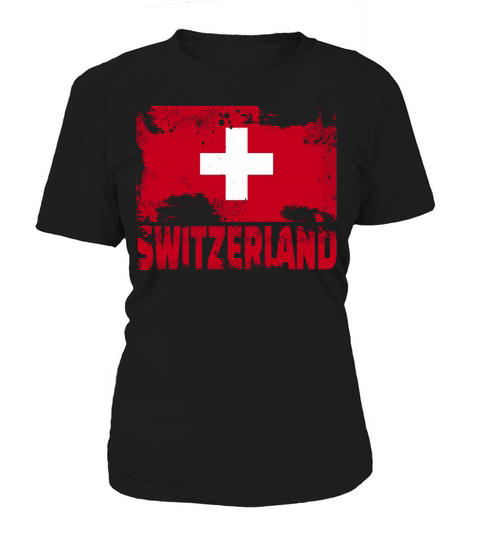 Switzerland Flag Vintage Distressed Swiss Grunge T Women's T-Shirt