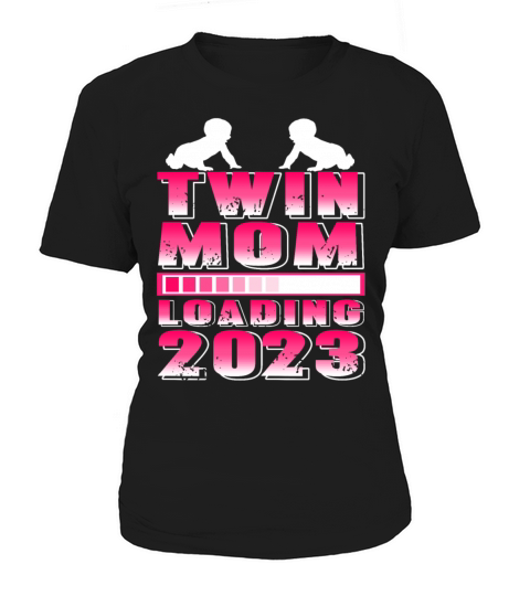 Womens Twin Mama Twin Mom to Be Pregnancy Women's T-Shirt