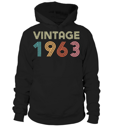60th Birthday - Vintage 1963 Hoodie Unisex