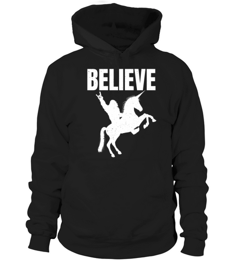 Bigfoot Riding A Unicorn Hoodie Unisex