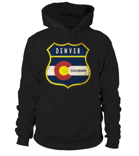 Denver Colorado coat of arms design Hoodie Unisex