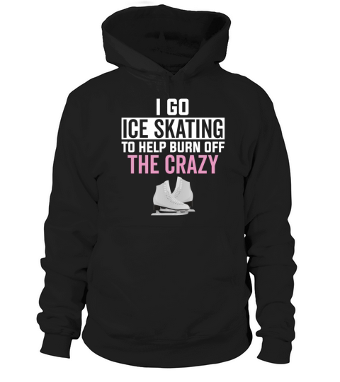 Funny Ice Skating Design Ice Skater Cool Ice Hoodie Unisex