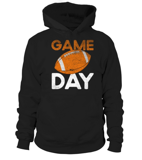 Game Day Football Season Team Sports Vintage Hoodie Unisex
