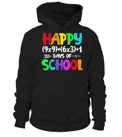 Math Formula 100 Days Of School Shirt Math Teacher Hoodie Unisex