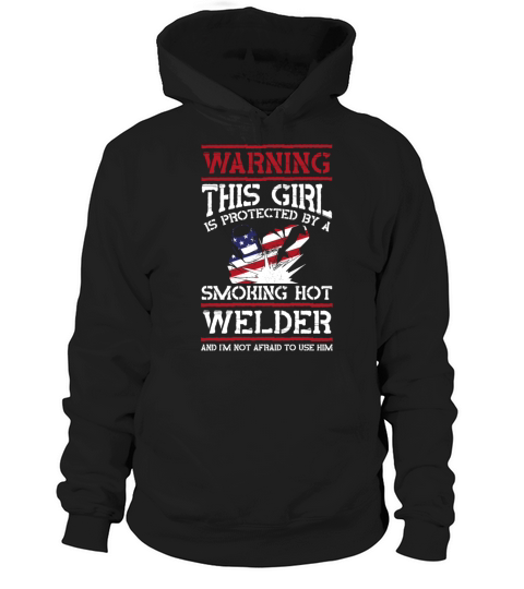 Welder Welding Girlfriend Vintage Hoodie Unisex