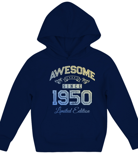 1950 awesome since Kids Hoodie