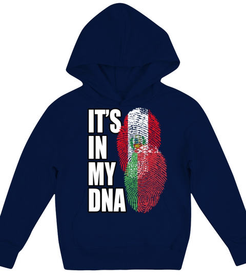Belarusian And Peruvian Mix Heritage DNA Flag Kids Hoodie