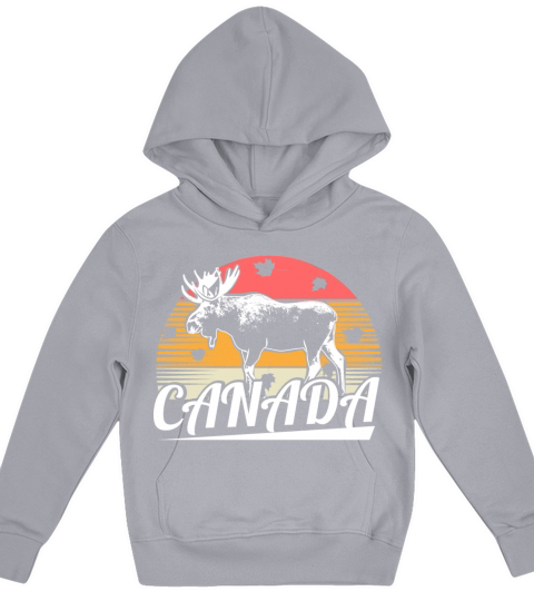 Canada Maple Nation Gift Idea Kids Hoodie