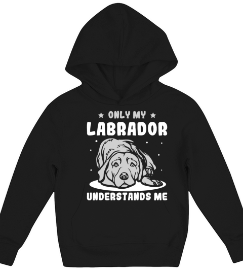 Labrador and like maybe 3 people Kids Hoodie