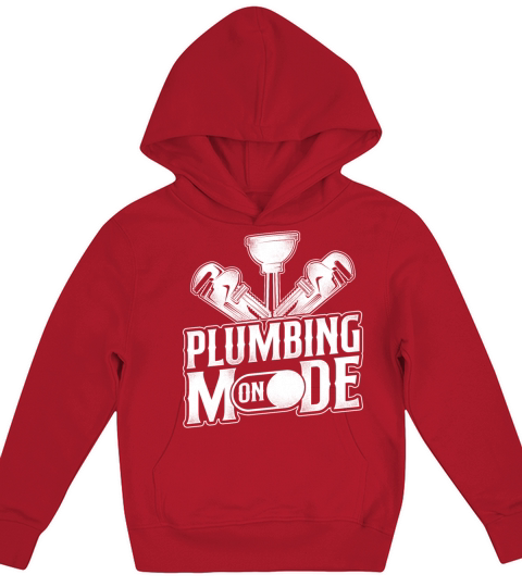 Plumbing Plumber Vintage Plumbing Kids Hoodie