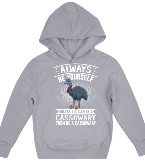 Retro Australian Cassowary Vintage Cassowaries Kids Hoodie