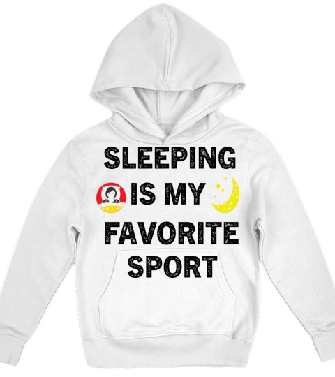 SLEEPING IS MY FAVORITE SPORT Kids Hoodie
