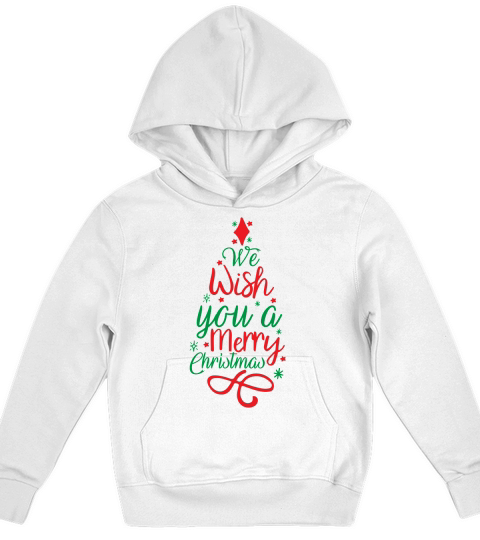We Wish You a Merry Christmas Kids Hoodie