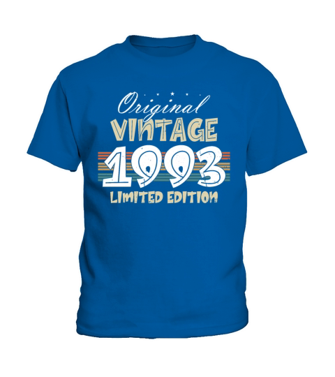 30th birthday vintage 1993 original 1993 Kids T-Shirt
