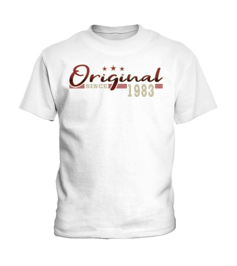 40th birthday vintage 1983 original since 1983 Kids T-Shirt