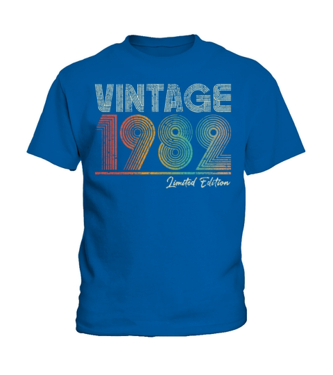 41 Years Old Vintage 1982 41st Birthday Gifts Kids T-Shirt