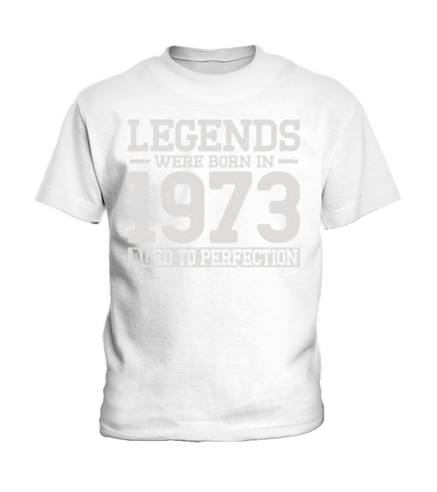 50th birthday vintage legends were born in 1973 Kids T-Shirt