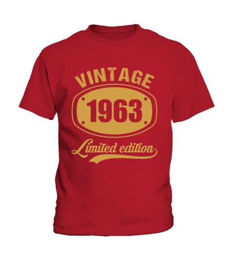 60th Birthday Vintage 1963 Retro Awesome Kids T-Shirt