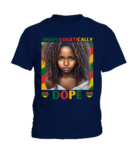 Black History Month Unapologetically Dope Kids T-Shirt