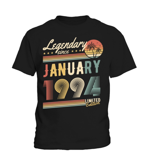 Legendary Since January 1994 Limited Edition Kids T-Shirt