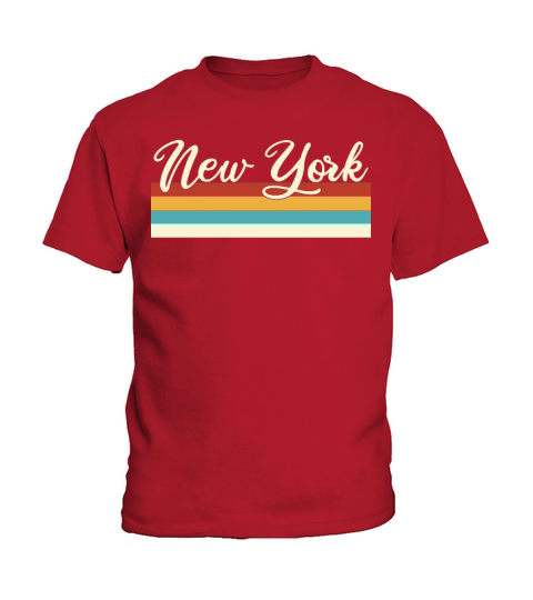 New York City - Manhattan - Retro - Vintage Kids T-Shirt