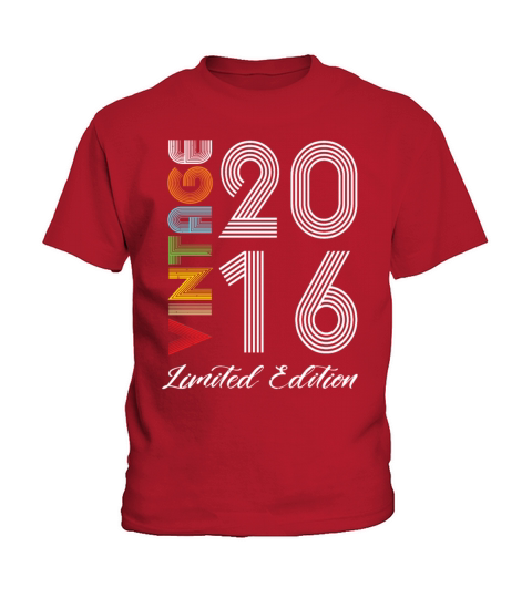 Vintage 2016 Vintage Birthday Retro Vintage Kids T-Shirt