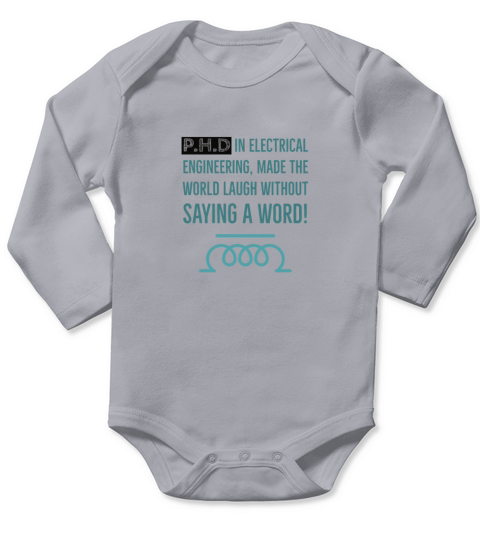 ELECTRICAL ENGINEER GIFT Long Sleeve Baby One-Piece