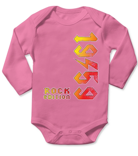 Geburtstag Rock Edition 1959 Long Sleeve Baby One-Piece