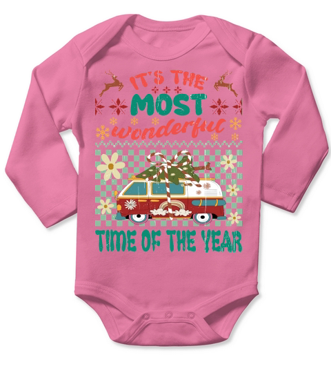Its the most wonderful time of the year ugly sweater Long Sleeve Baby One-Piece