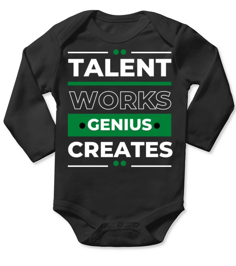 positive words motivation words inspiration saying Long Sleeve Baby One-Piece