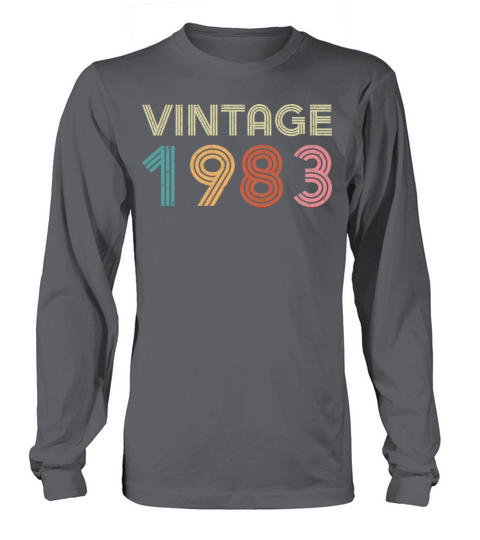 40th Birthday - Vintage 1983 Long sleeved Unisex