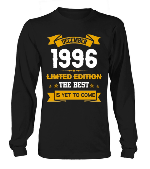 December 1996 Birthday Surprise Long sleeved Unisex