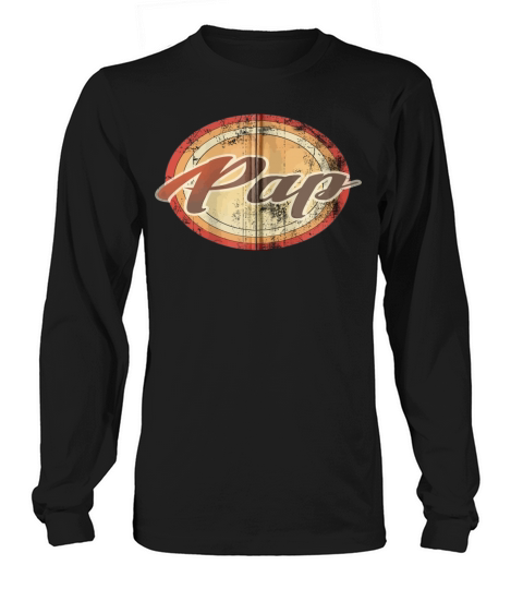 Graphic 365 Pap Vintage Retro Fathers Day Funny Me Long sleeved Unisex