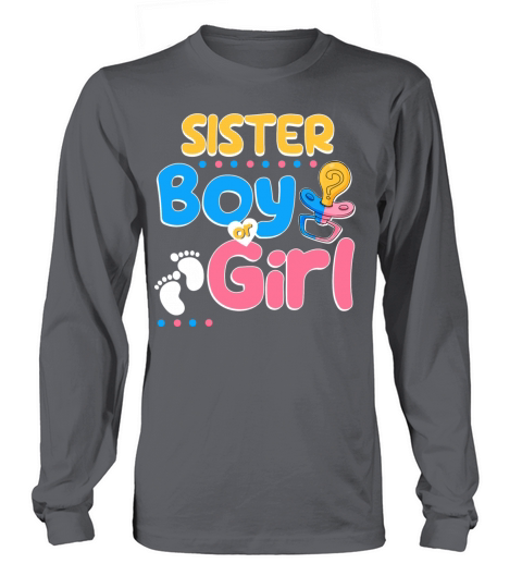 Pink or Blue Sister Loves You Best Sist Ever Big Long sleeved Unisex