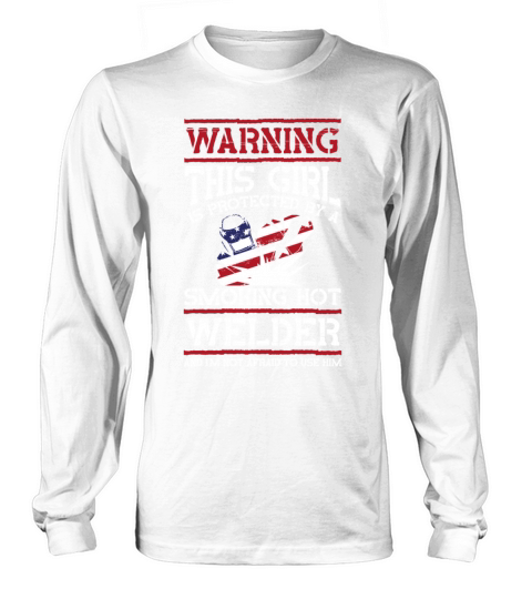 Welder Welding Girlfriend Vintage Long sleeved Unisex
