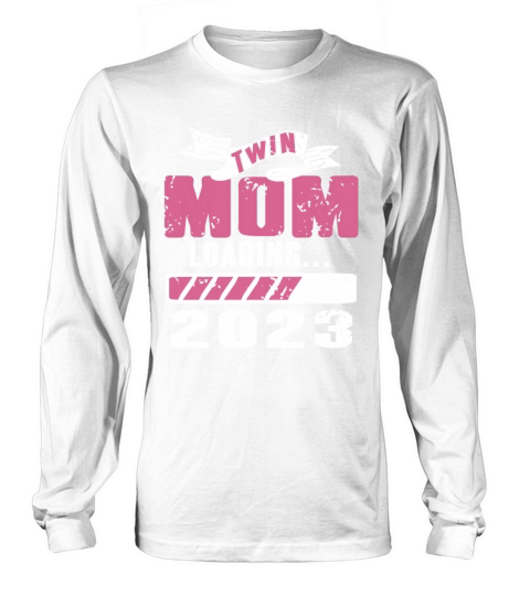Womens Twin Mama Twin Mom to Be Pregnancy Long sleeved Unisex