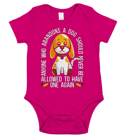Abandoned Pets Anyone Who Abandons Animal Lover Short Sleeve Baby One-Piece