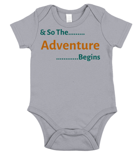 Adventure Begins Short Sleeve Baby One-Piece