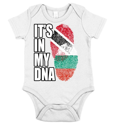 Bulgarian And Trinidad Tobago Mix Heritage DNA Fla Short Sleeve Baby One-Piece