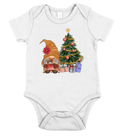 But first cocoa Christmas tree Short Sleeve Baby One-Piece