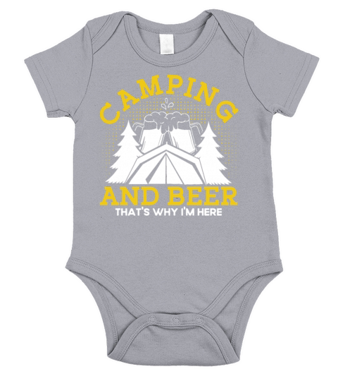 Camping Lover Gift Quote Camper Short Sleeve Baby One-Piece