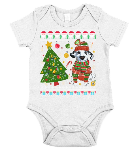 CHRISTMAS Dog For Aninal Lovers Short Sleeve Baby One-Piece