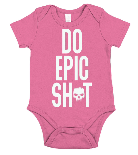Funny sayings - DO EPIC SHIT Short Sleeve Baby One-Piece