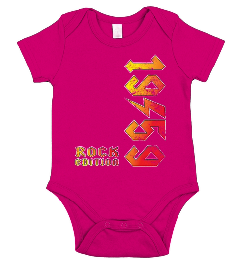 Geburtstag Rock Edition 1959 Short Sleeve Baby One-Piece