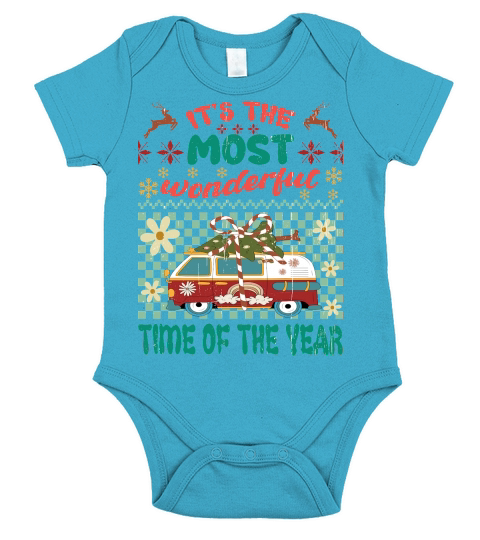 Its the most wonderful time of the year ugly sweater Short Sleeve Baby One-Piece