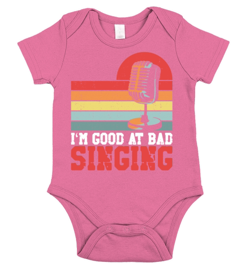 Karaoke Singer Retro Vintage Im Short Sleeve Baby One-Piece