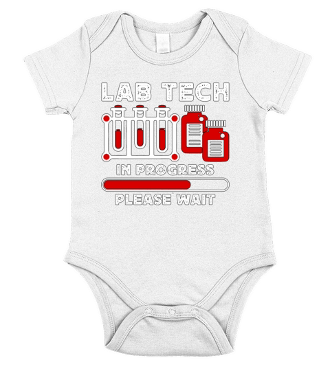 Lab Technician Lab Tech In Healthcare Laboratory Short Sleeve Baby One-Piece