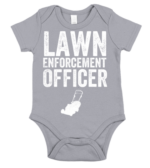 Lawn Enforcement Officer - Landscaping Short Sleeve Baby One-Piece
