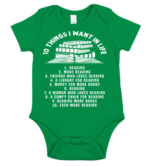 Reading Book Literature Bookworm Learning Short Sleeve Baby One-Piece