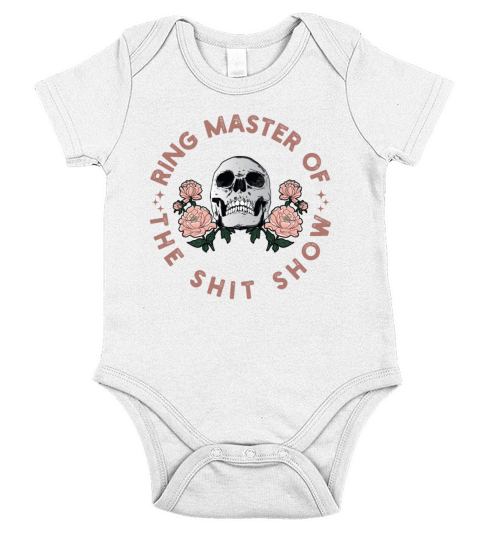 Ringmaster of the shit show funny sarcastic Short Sleeve Baby One-Piece